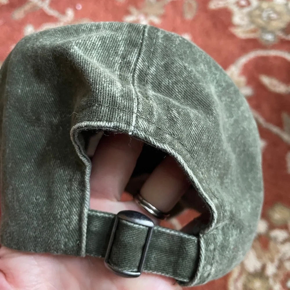 David and Young Olive Green 'Girl Gang' Baseball Cap